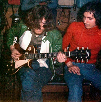 1974 Enzo Vecchiarelli con Steve Winwood